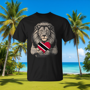 หมวดหมู่สินค้าส่งเสริมการขายเสื้อยืดไทรนิแดดและโตบาโก ไลออน ฮาร์ท โทบาโกเนียน ไพรด์ - Product Image 3