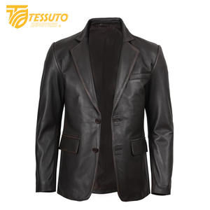 Chaqueta de Cuero de Invierno para Hombre, Hecha a Medida al por Mayor, de Alta Calidad, con Cuello Alto, Impermeable, Transpirable, Estilo Formal - Product Image 4