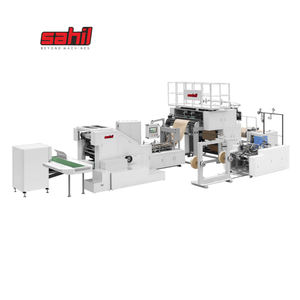 Sac de papier inférieur carré industriel faisant la machine avec la torsion et la poignée plate du meilleur fabricant - Product Image 3