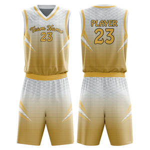 Kits d'uniformes de basket-ball personnalisés Grande taille Uniforme de club sublimé direct usine Maillot de basket-ball - Product Image 1