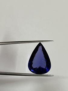 Tanzanita Natural Color Azul Real de Alta Calidad, Forma de Pera, Gran Tamaño, 16.20 Quilates, Piedra Preciosa Suelta, Certificada por IGI, Tratada con Calor - Product Image 6