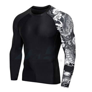 เสื้อรัดรูปแขนยาวสำหรับผู้ชายเสื้อสำหรับใส่ได้ทั้งชายและหญิงระบายอากาศได้ดีแห้งเร็วแบบสั่งตัด - Product Image 5
