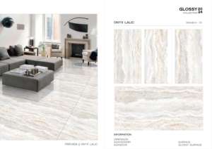 Azulejos de Porcelana Pulida de Gran Formato 600x1200mm, Acabado de Lujo para Pisos y Paredes, para Diseño Arquitectónico de Interiores - Product Image 2