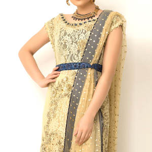 Robe de soirée style couleur personnalisée vêtements pour dames robes pakistanaises pour femmes robe de soirée en tissu de meilleure qualité pour dames - Product Image 3