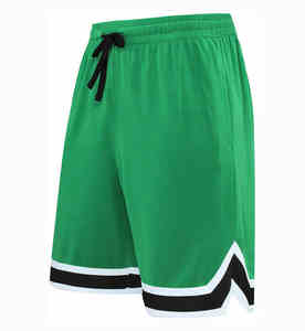 Pantalones cortos de gimnasia para hombre con cintura elástica y bolsillos de tela que absorbe la humedad adecuados para entrenamiento y fitness - Product Image 3