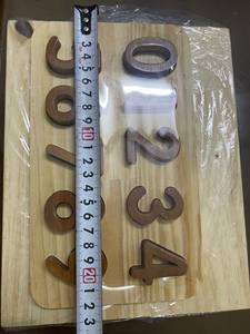 <b>Wooden</b> ABC - <b>Wooden</b> Learning <b>Letters</b> Board <b>3D</b> - Product Image 2