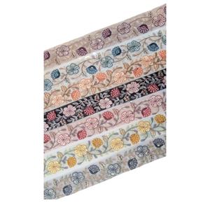 2025ที่มีคุณภาพสูงดีไซน์เนอร์ปักลูกปัดขอบลูกไม้สำหรับชุดเดรสริบบิ้นประดับเลื่อมสำหรับส่งออกอินเดีย - Product Image 1