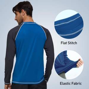 SAMAVIA, superventas, camisa personalizada de manga larga MMA Rash Guard, ropa deportiva de secado rápido con bajo MOQ, camiseta lisa para hombre, precio bajo - Product Image 5