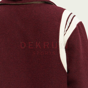 Meilleure veste de baseball pour homme de qualité supérieure 2026 en taille adulte avec col montant, faible MOQ, veste de baseball - Product Image 6