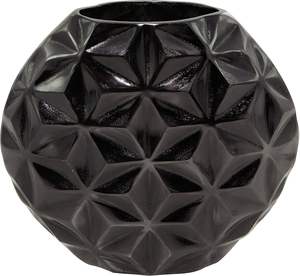 Jarrón brillante Artistryl floreros dorados jarrón de Metal decorativo con detalles de textura floral para el hogar, la Oficina y la decoración de eventos - Product Image 4