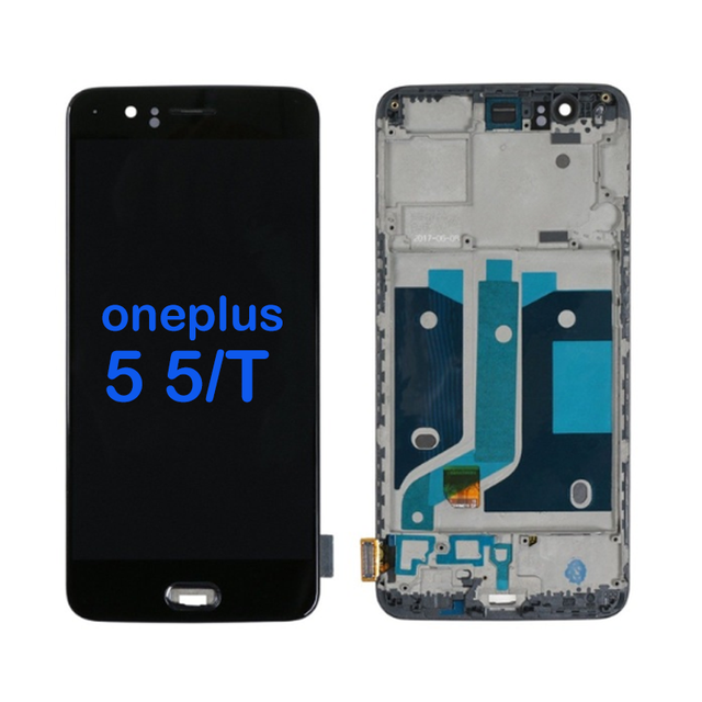 High Quality Original TFT/OLED LCD Touch Screen Replacement Assembly Digitizer 100% Tested 1 Year Warranty OnePlus 5 5T
