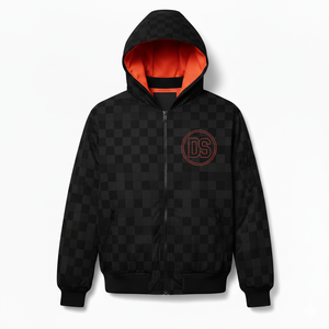 Veste à capuche d'hiver pour homme en coton 100% de haute qualité, logo personnalisable, respirante, écologique, teinte unie, vintage, vente en gros - Product Image 3