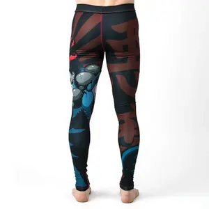 Leggings de alta calidad para mujer, mallas con logotipos sublimados, protección contra sarpullido BJJ con personalizado - Product Image 4
