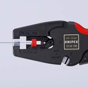 KNIPEX MultiStrip 10 Automatic <b>Wire</b> <b>Stripper</b> 195 mm Length 0.03-10 (AWG 32-7) Mm - Product Image 6