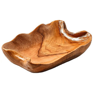 Nourriture de table personnalisée plats en bois collation dessert assiette en bois ensemble assiette ronde en acacia assiettes de présentation en bois pour mariage - Product Image 6