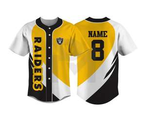 Uniforme de baseball personnalisé pour jeunes Ensemble de vêtements de sport respirants dans un design imprimé grande taille - Product Image 2