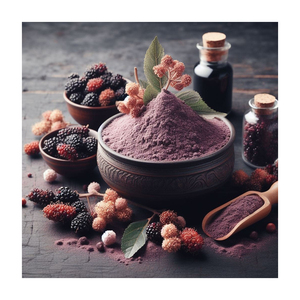 Poudre de mûrier séchée par atomisation naturelle, qualité supérieure, additif alimentaire sain pour la fabrication de jus de fruits, prix économique, faible coût - Product Image 1