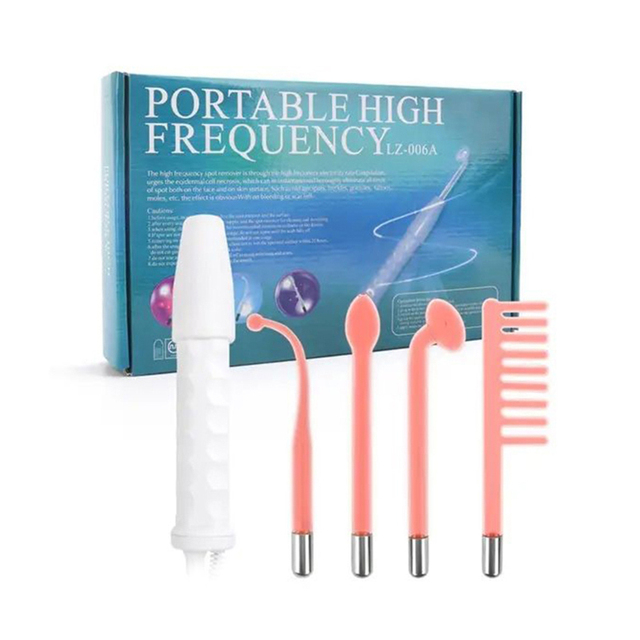 2025 New Trending High Frequency Wand Machine Portable Electrotherapy Beauty Device Facial Skin