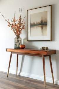 Table console en bois personnalisée faite à la main sur commande offrant des finitions de tailles personnalisées et des besoins fonctionnels - Product Image 3