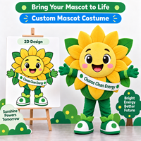 Costume de Mascotte Écologique Personnalisé OEM ODM, Fabricant de Costumes de Personnages Promotionnels pour Événements