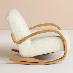 Sillón Mecedora Individual de Lujo, Estilo Vintage con Estilo Moderno para Decoración del Hogar y Decoración de Jardín - Product Image 3