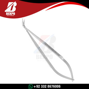 Microtijeras Premium de 12 cm con Mango de Bola de Golf, Acero Inoxidable de Alta Calidad, Reutilizables, Instrumento Microquirúrgico Profesional y Preciso - Product Image 2