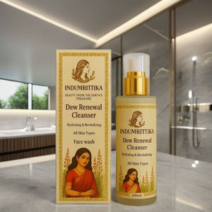 Nettoyant Visage en Gel Premium Indumrittika à la Glycérine – Formule Douce Nettoyante en Profondeur pour une Peau Hydratée et Douce au Quotidien - Product Image 3