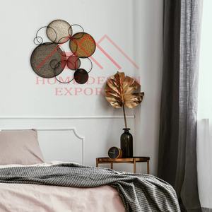 Anneaux et cercles flottants abstraits chambre/fer forgé en métal de qualité supérieure pour la maison hôtels et restaurants décoration de mariage de table - Product Image 3