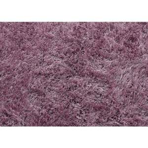 Lilac Shaggy <b>Rug</b> for Living Room Bedroom Hallway Plush Cut Pile Polyester High Quality Solid Rectangle - Product Image 2