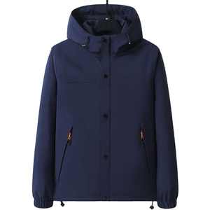 Personnaliser le style et la conception Streetwear Polyester Softshell imperméable Sports de plein air course coupe-vent veste de pluie pour hommes - Product Image 3