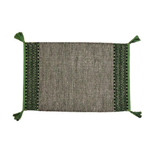 พรมผ้าฝ้ายทอมือมาใหม่4ด้านและชุดพรมและพู่ทำด้วยมือสำหรับห้องนั่งเล่นห้องนอน - Product Image 1