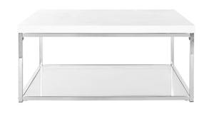 Table d'affichage en marbre blanc canapé de salon pièce maîtresse élégante Table basse grande Table d'affichage en métal de vente chaude Offre Spéciale - Product Image 2