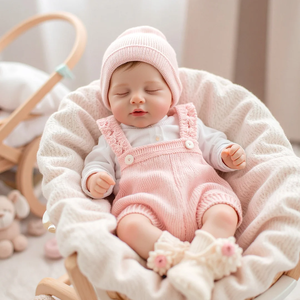 Poupée <span class=keywords><strong>Reborn</strong></span> en Vinyle Babeside Liya 20 Pouces, Bébé Réaliste Endormi, Modèle de Mode pour Filles, <span class=keywords><strong>Jouet</strong></span> DIY pour Collection, Cadeau - Product Image 3