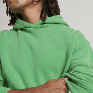 DEC fábrica personalizada de alta calidad de algodón polar francés Terry Plain Heavyweight Hoodie personalizado sin cordón diseñador Hoodie personalizado - Product Image 3