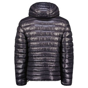 Chaqueta acolchada con cremallera acolchada de primera calidad para hombre, capucha Ajustable, chaqueta de abrigo cálida transpirable ligera con logotipo personalizado - Product Image 6