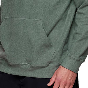 เสื้อฮู้ดมีซิปแบบสวมหัวผ้าคอตตอนพิมพ์โลโก้ทรงบ็อกซี่ฟิตแบบกำหนดเอง - Product Image 5