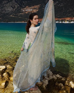 ชุดสูทปากีสถานสำหรับผู้หญิงทำจากผ้าไหม ajm 1077บ้านดีไซน์แบบชาวปากีสถาน - Product Image 1