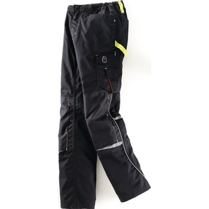 Pantalones de Trabajo Bundhose Terrax Talla Gr.58 Negro/Verde Lima TERRAX - Product Image 1
