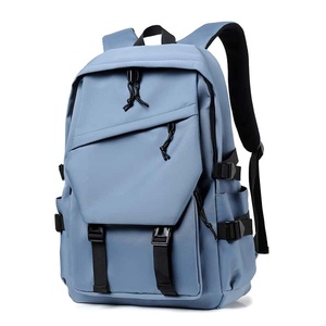 <b>Cute</b> Fruit Snail Minimalist Gray PU Softback Backpack 18 In 20-39L Zipper Closure Unisex Travel Daypack - Product Image 2