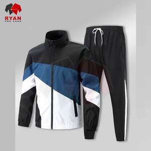 Survêtement personnalisé pour hommes Survêtement style fermeture éclair avec fermeture respirante Logo personnalisé personnalisé - Product Image 4