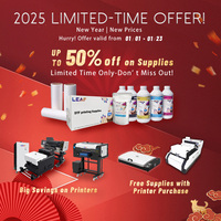 Mesin Printer DTF LEAF A3 F1080 XP600 dengan Oven DTF untuk Pencetakan Langsung ke Film pada Kaos dan Tekstil