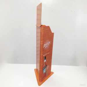 Bouteilles à cocktail Pyramis Présentoir Distributeur de vin à ressort Triangle Métal Pop-up Merchandising pour magasin de détail - Product Image 1