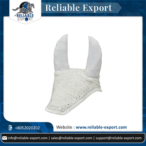 Meilleur prix Bonnet d'oreille confortable Voile de mouche de cheval doux et profond Tack d'équitation durable facile à porter et respirant - Product Image 4