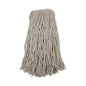 Tête de balai serpillère en microfibre Boardwalk BWK2032CEA # 32 Rectangules de coton à extrémités coupées pour usage domestique, blanc - Product Image 1