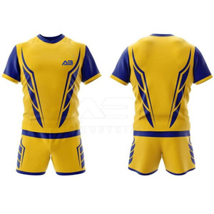 ชุดเครื่องแบบรักบี้แห้งเร็วชุดฟุตบอลดีไซน์ใหม่ระบายอากาศได้ดี - Product Image 3