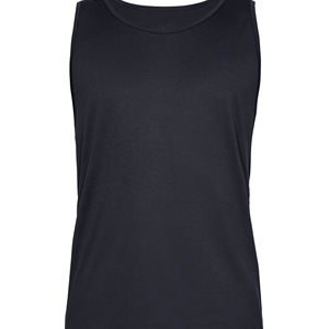 Camiseta sin mangas holgada de talla grande para hombre de algodón 100% Premium, chaleco deportivo transpirable con diseño sin mangas, camiseta sin mangas de Color sólido - Product Image 4