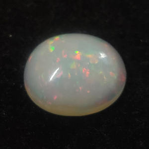 Opale éthiopienne naturelle, 20x16mm, cabochon ovale, 16.25 carats, opale véritable, pour bijoux, plein de feu, opale blanche, pierres précieuses - Product Image 6