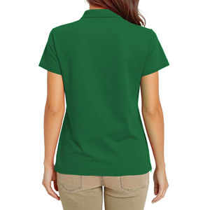Custom Logo Womens Polo Shirt Collared Top Custom Logo Casual Activewear Plus Size Supplier Wholesale Polo Shirts <b>For</b> <b>Sale</b> - Product Image 5