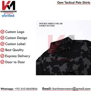 Polo de golf pour homme, imprimé uni, manches courtes, évacuation de l'humidité, anti-froissement, coupe classique, vêtements de sport tendance - Product Image 5