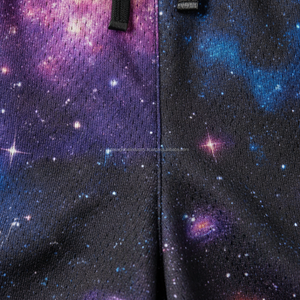 Pantalones Cortos Deportivos de Malla para Hombre, Secado Rápido, Diseño OEM con Estampado de Galaxia y Nebulosa, Gráficos de Estrellas Cósmicas, para Verano - Product Image 5